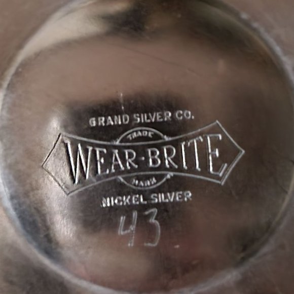 Vtg Grand Silver Co Wear-Brite Ritz-Carlton Hotel Silverplate Thermos Pitcher - Picture 9 of 10